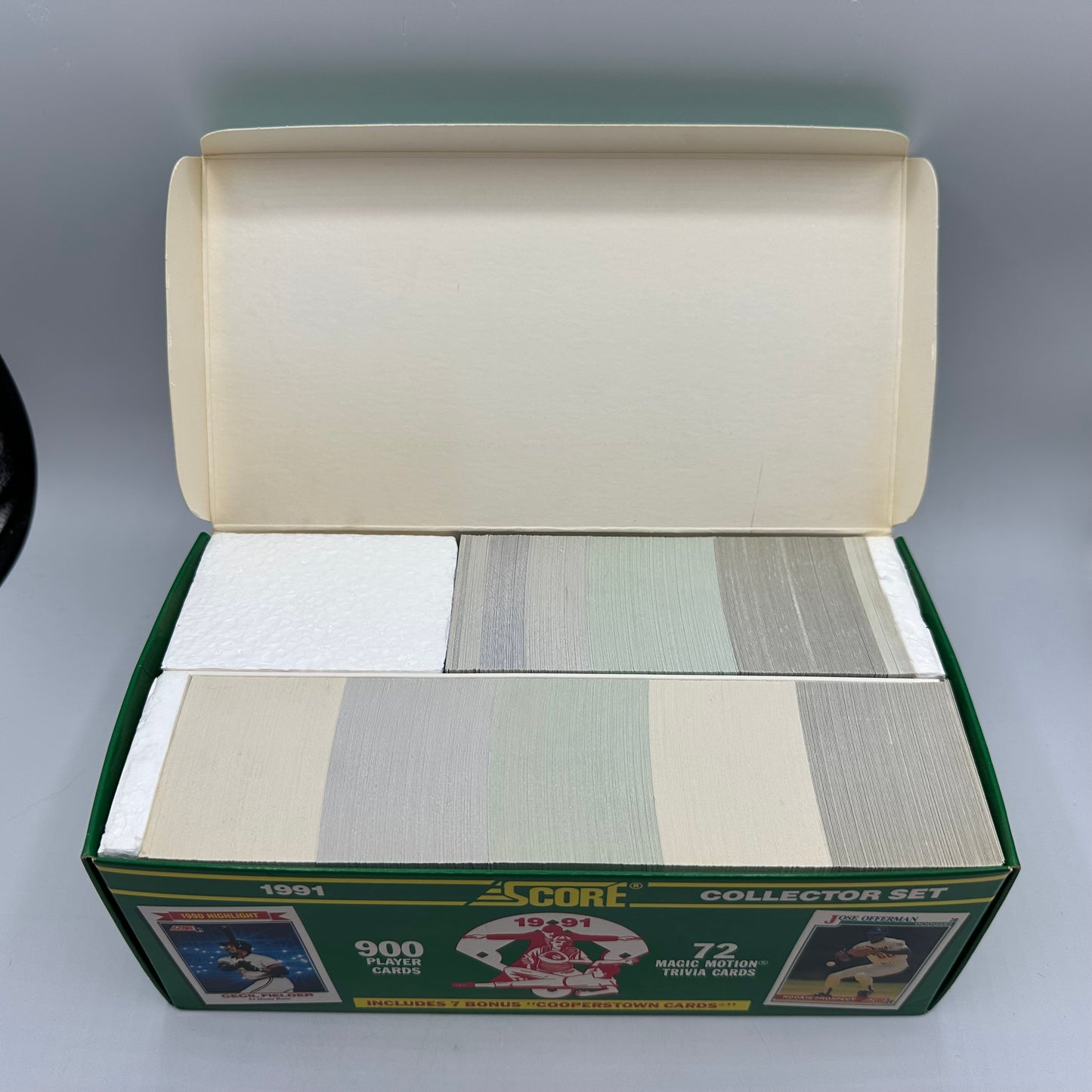 1991 Score Baseball Collector Set 900 Player 72 Magic Motion Trivia Cards