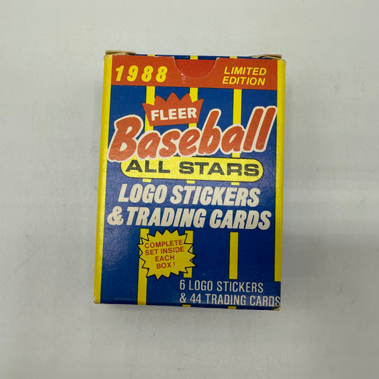1988 Fleer Baseball All Stars Logo Stickers & Trading Cards