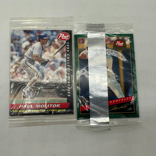 Post 1992 and 1993 Sealed Baseball Card Sets