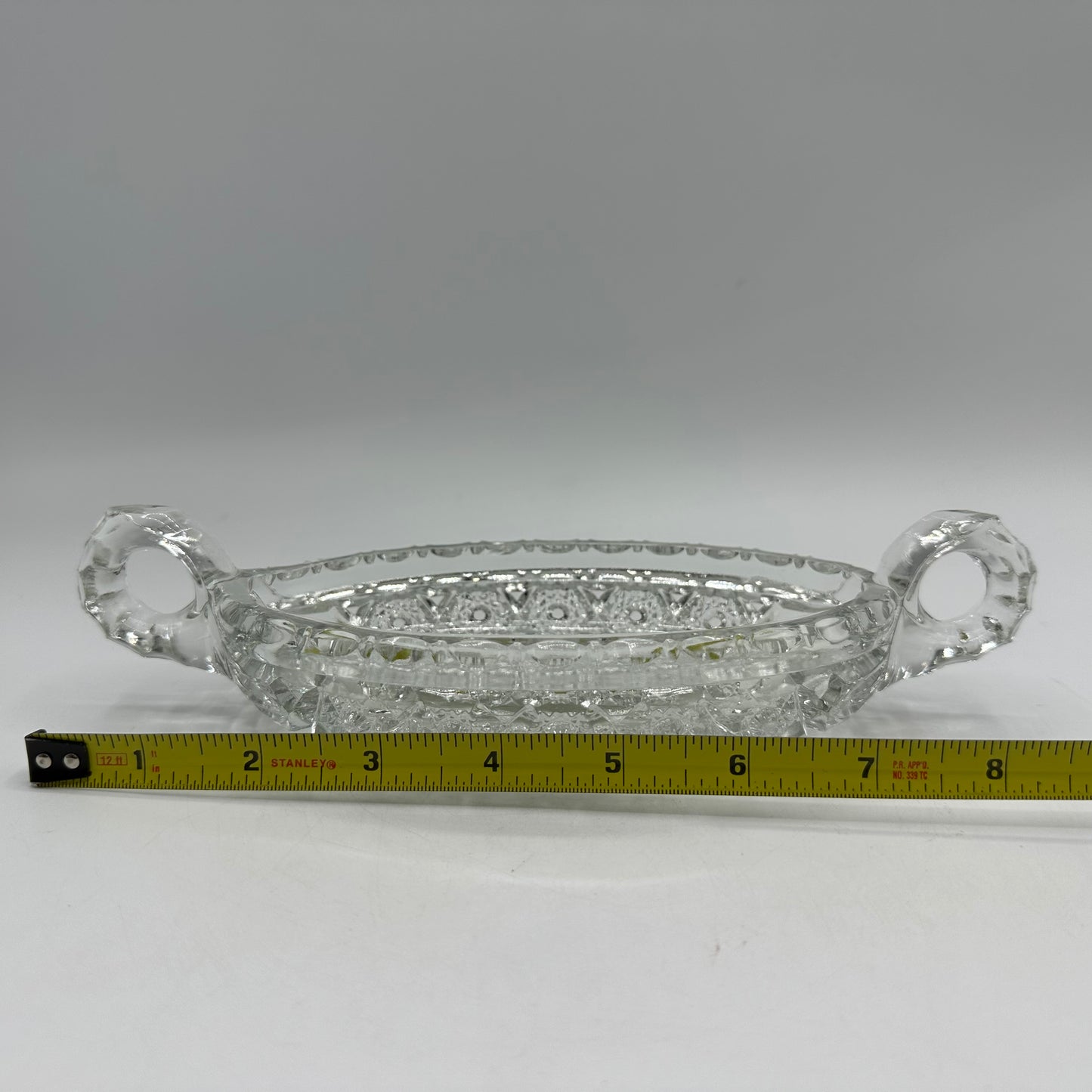 Imperial Glass Handled Relish/Pickle Dish