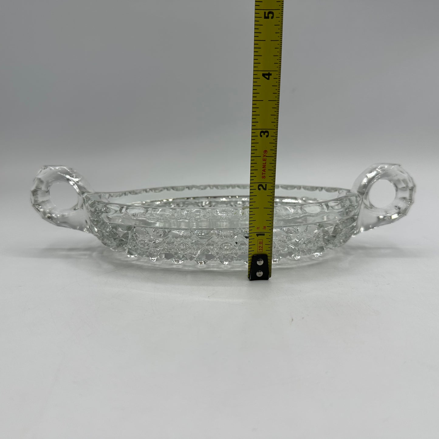 Imperial Glass Handled Relish/Pickle Dish