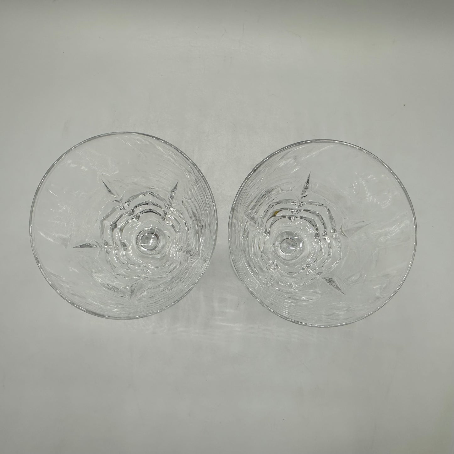 Cristal D'Arques Crystal Pompadour Pattern Wine Glasses, Set of 2