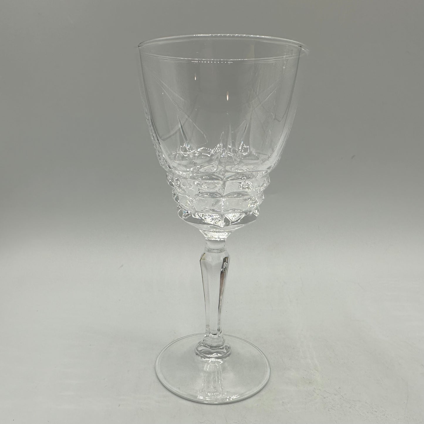 Cristal D'Arques Crystal Pompadour Pattern Wine Glasses, Set of 2