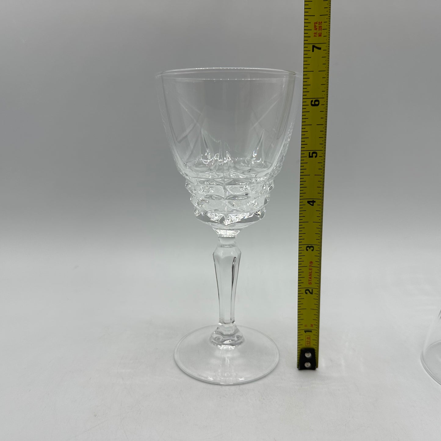 Cristal D'Arques Crystal Pompadour Pattern Wine Glasses, Set of 2