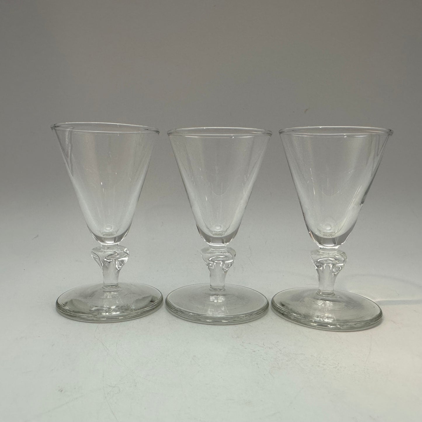 Libby Cocktail Glasses, Stem 3004, Set of 3