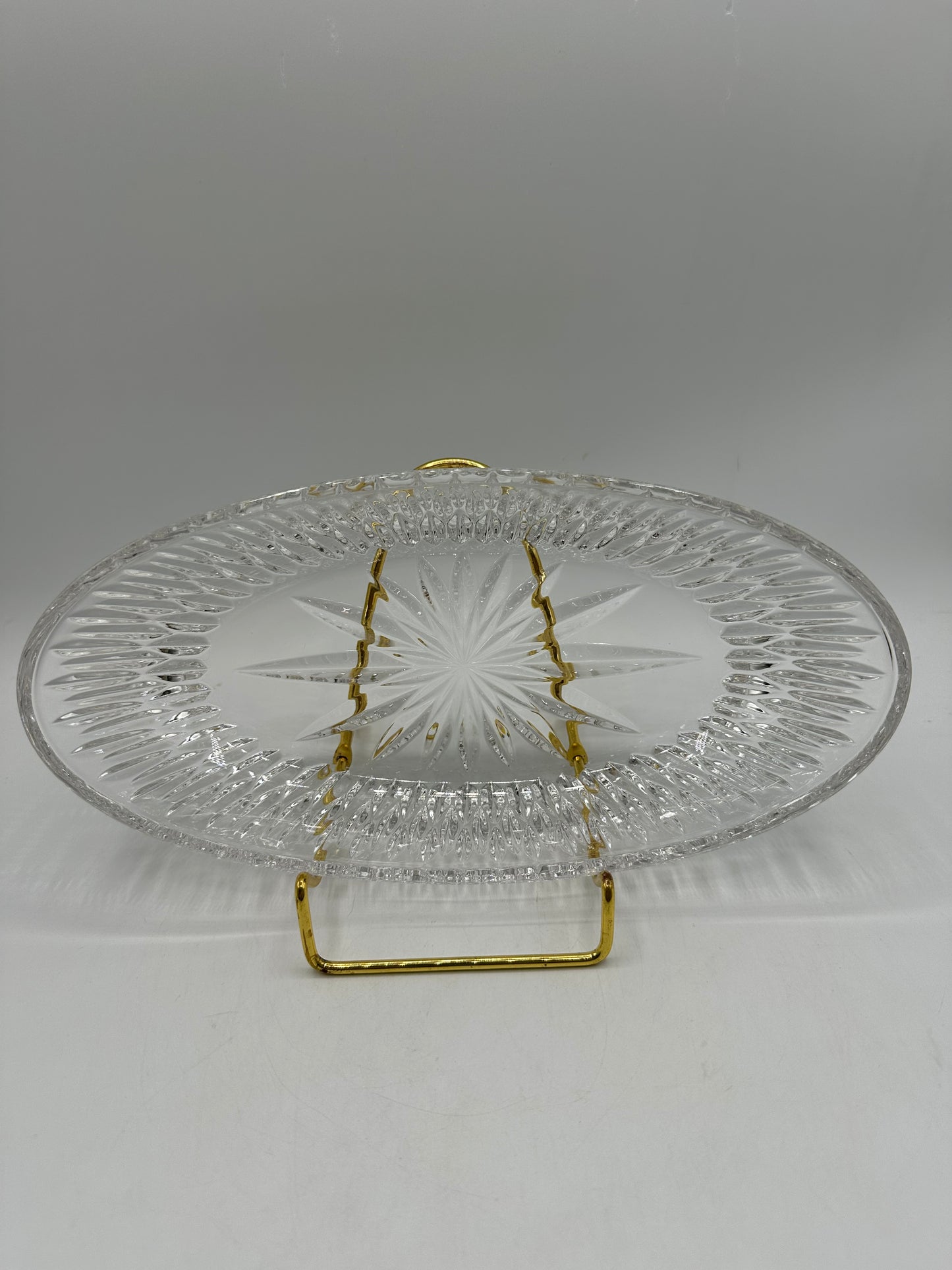 Princess House Highlights Lead Crystal Oval Serving Dish