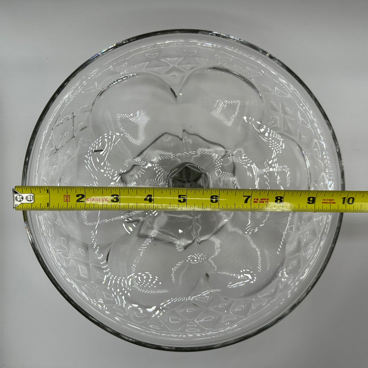 New Martinsville Frontier Pedestal Cake Stand