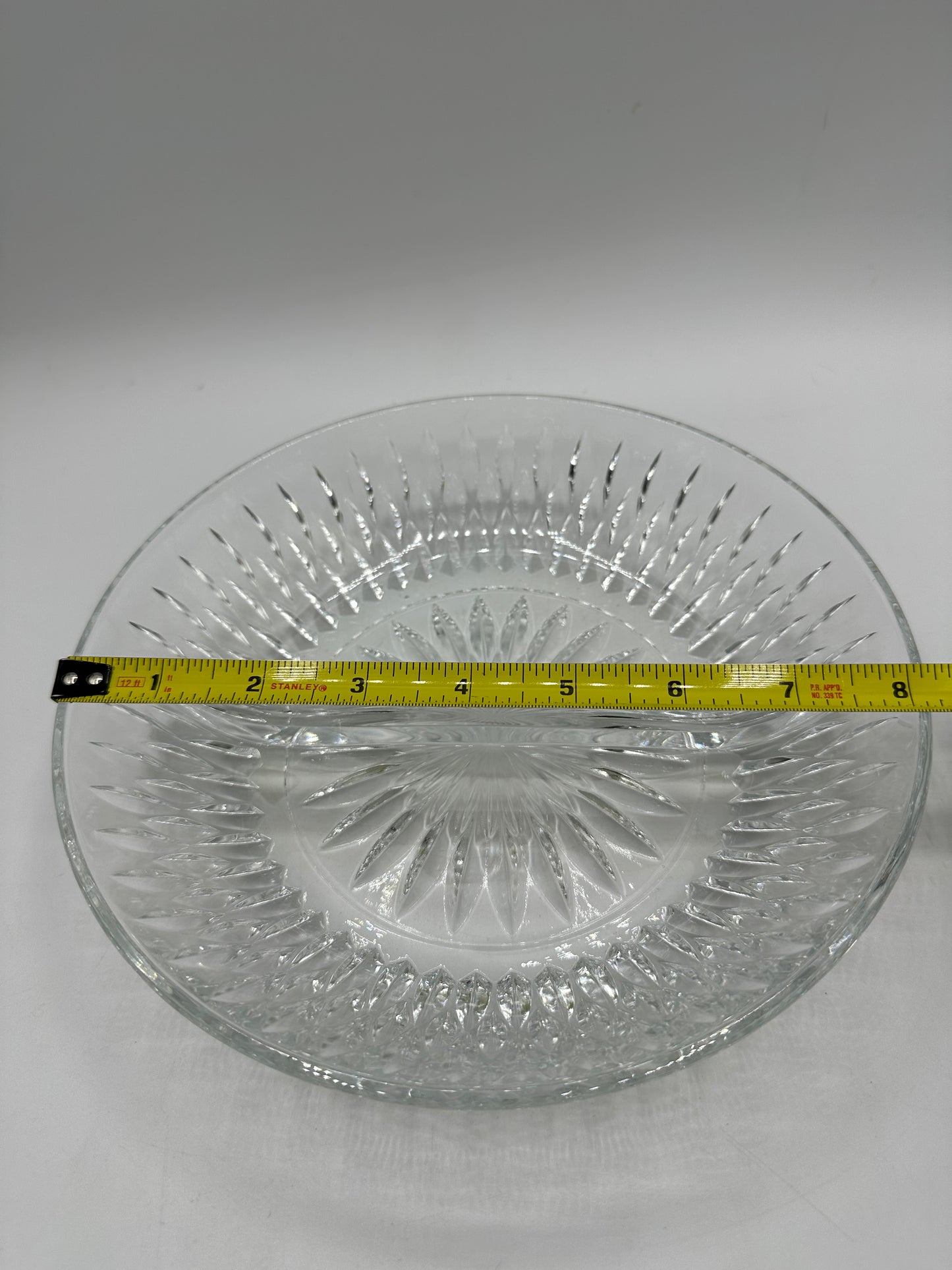 Princess House Highlights Lead Crystal Divided Relish Dish