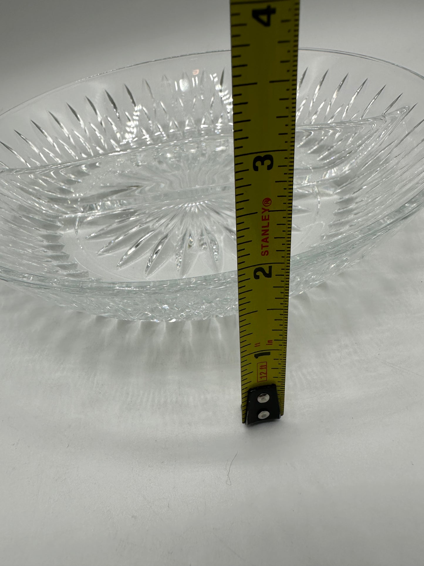 Princess House Highlights Lead Crystal Divided Relish Dish