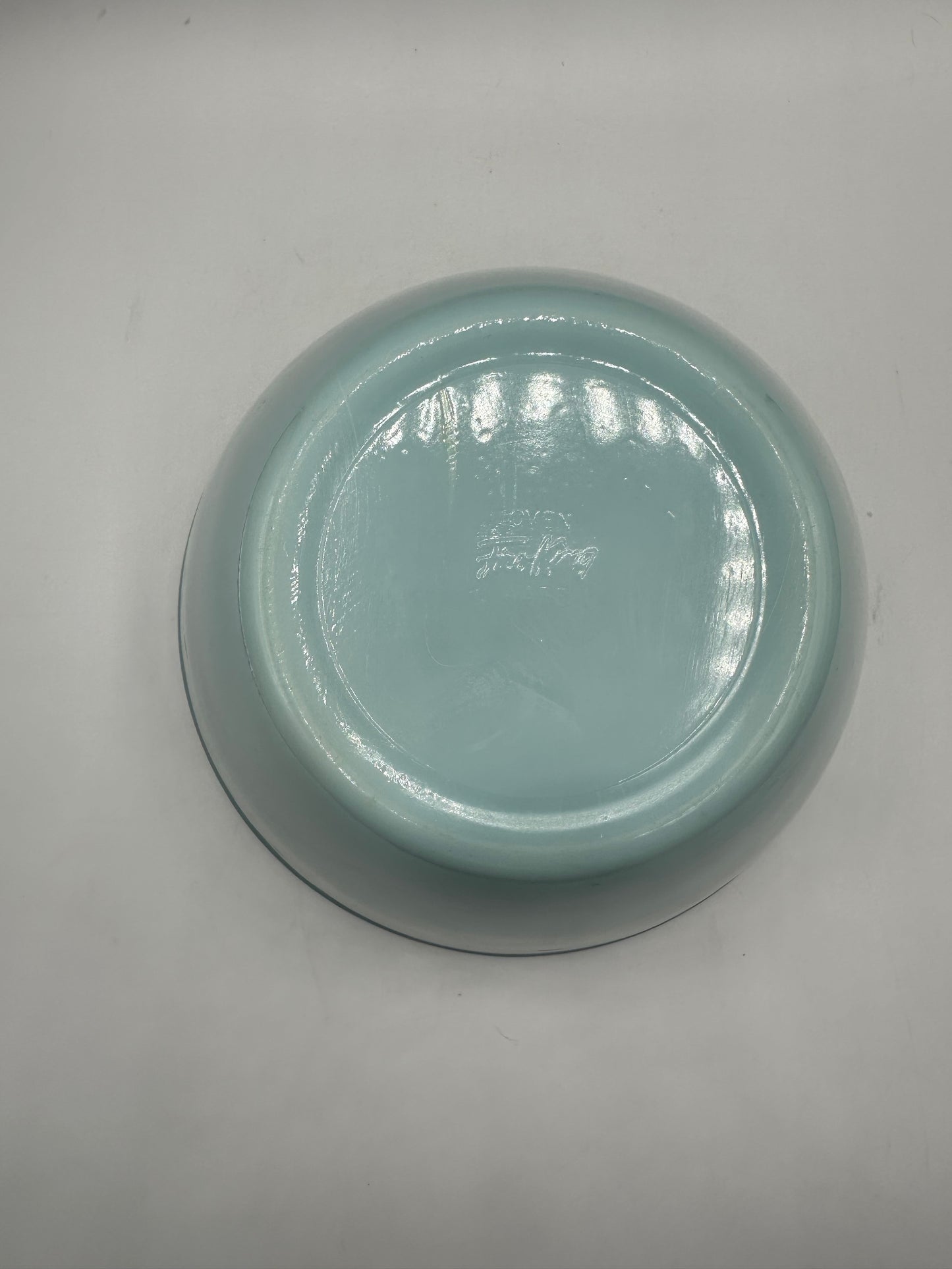 Fire King Delphite Blue 8 1/2" Mixing Bowl