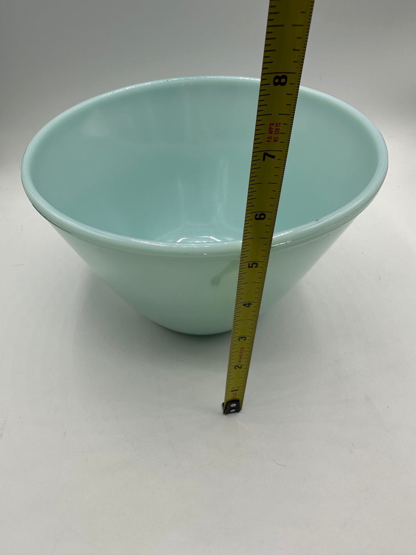 Fire King Delphite Blue 8 1/2" Mixing Bowl