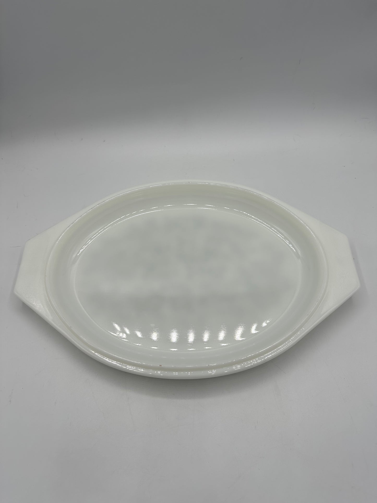 Pyrex Verde Oval 1 Qt Divided Casserole Dish