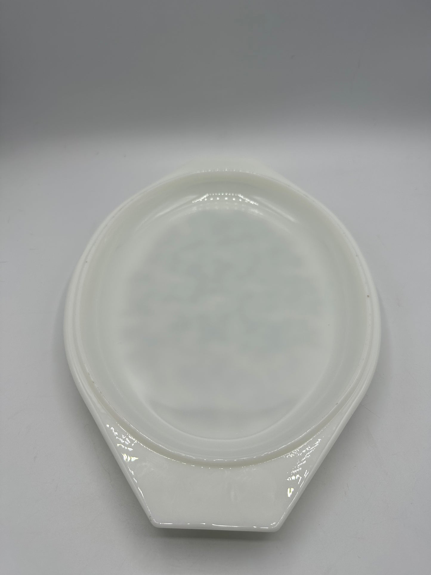 Pyrex Verde Oval 1 Qt Divided Casserole Dish