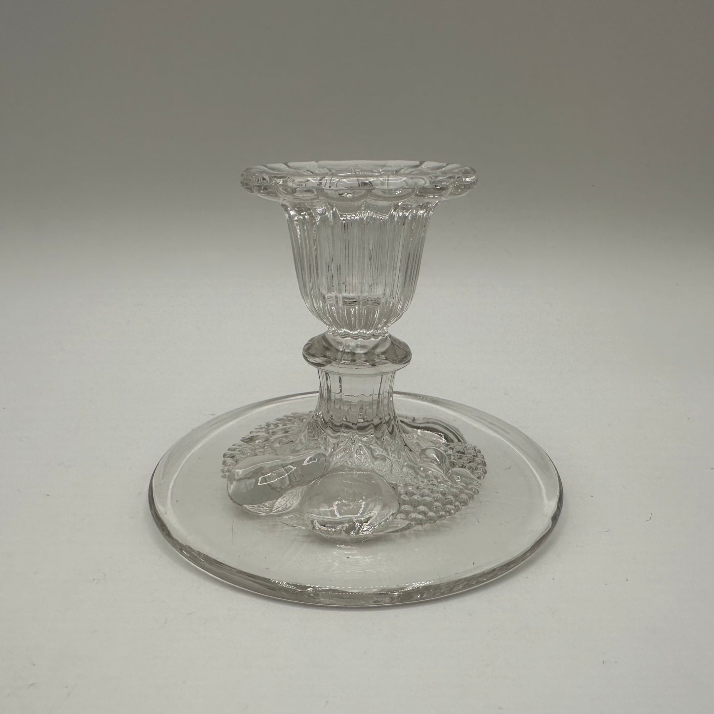 Westmoreland Della Robbia Clear Candlestick Holder
