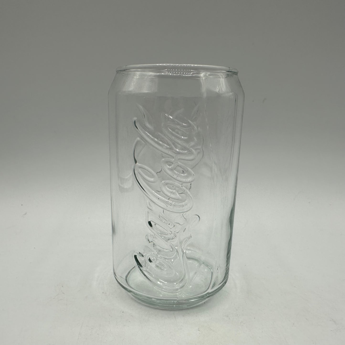 Coca Cola Can Shaped Clear Drinking Glasses, Set of 6