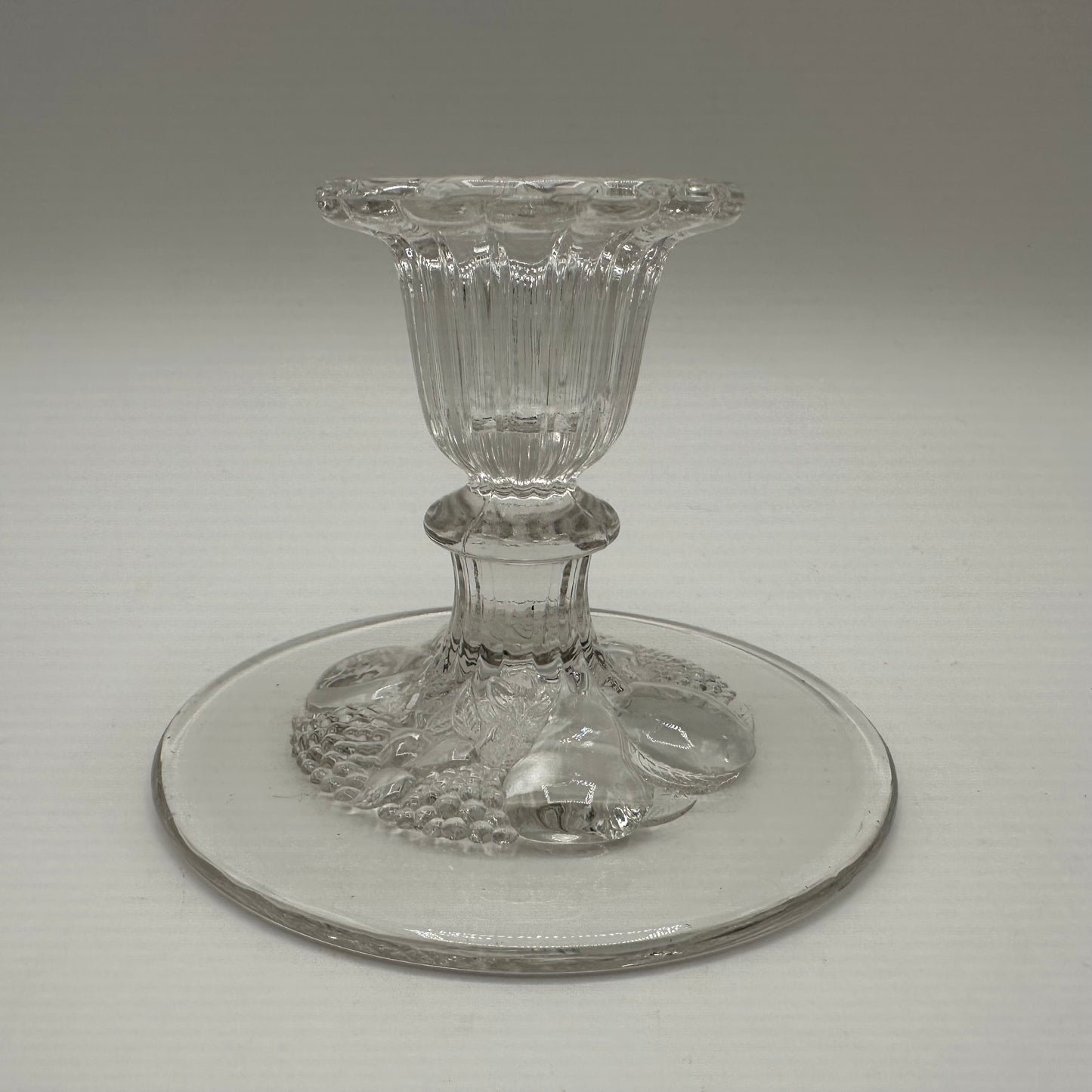 Westmoreland Della Robbia Clear Candlestick Holder
