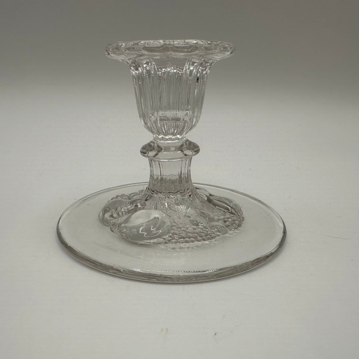 Westmoreland Della Robbia Clear Candlestick Holder
