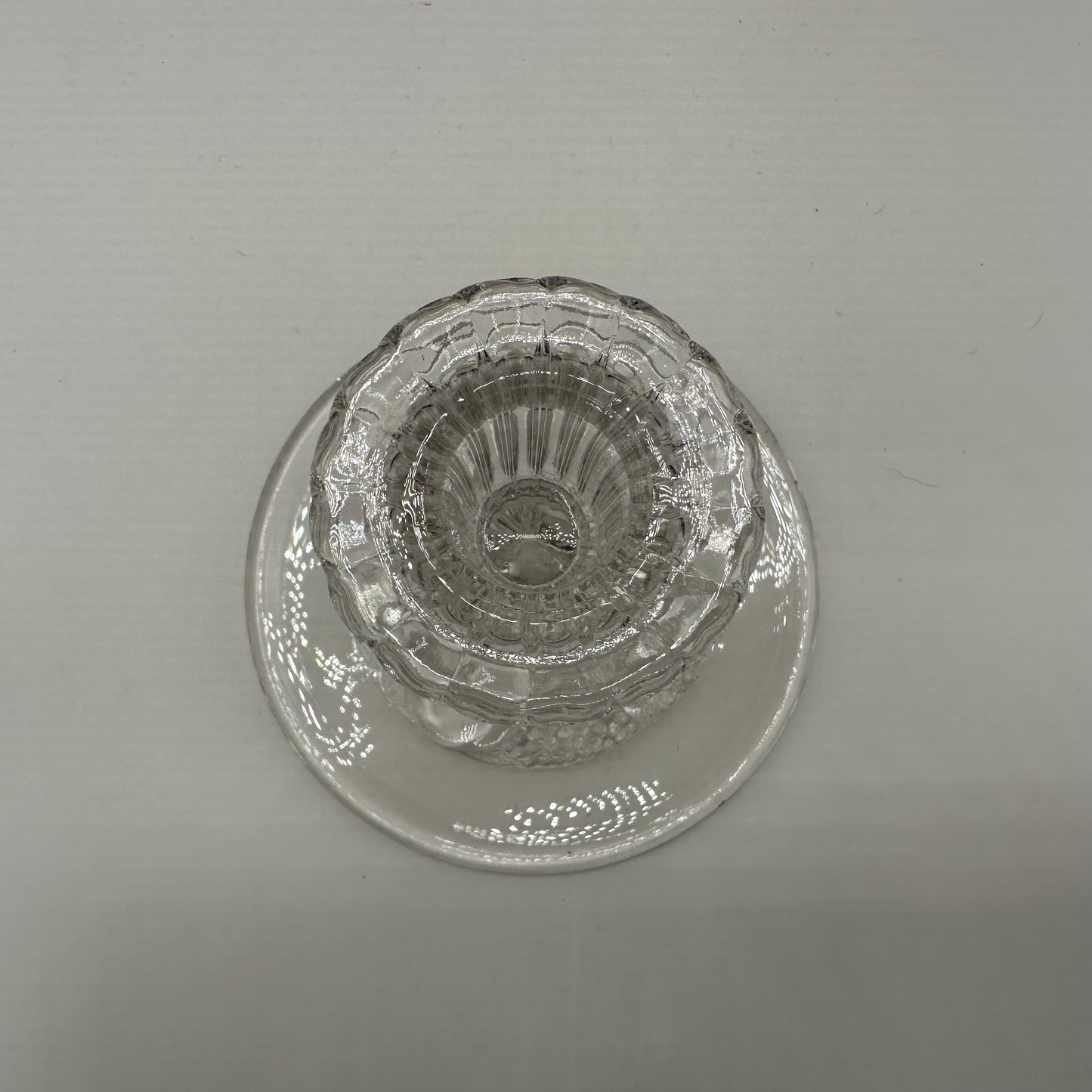 Westmoreland Della Robbia Clear Candlestick Holder