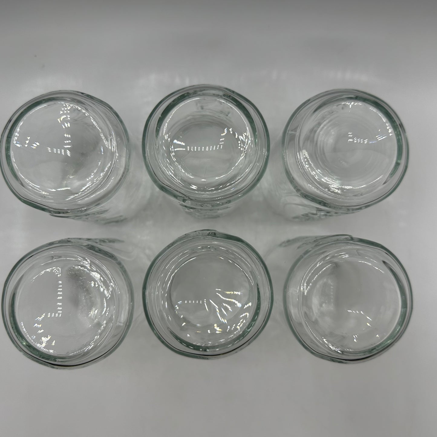 Coca Cola Can Shaped Clear Drinking Glasses, Set of 6