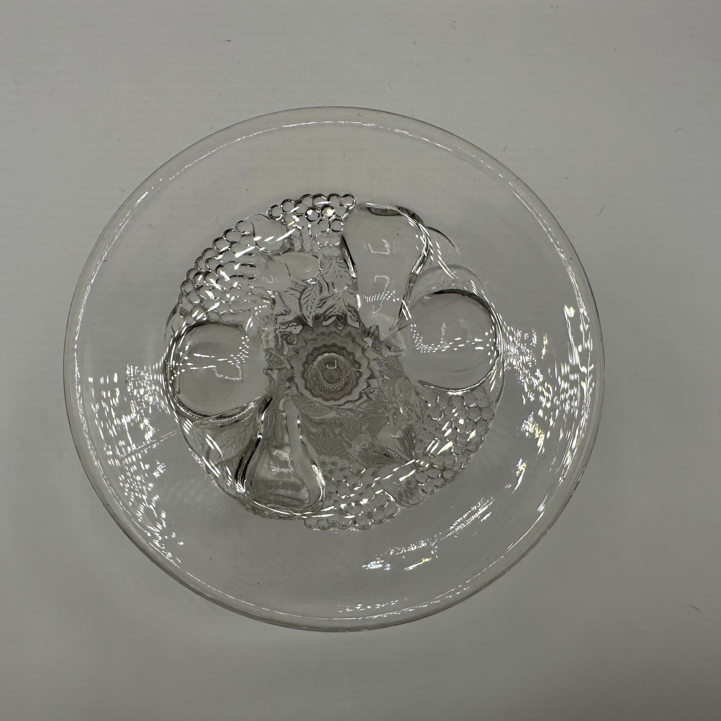 Westmoreland Della Robbia Clear Candlestick Holder