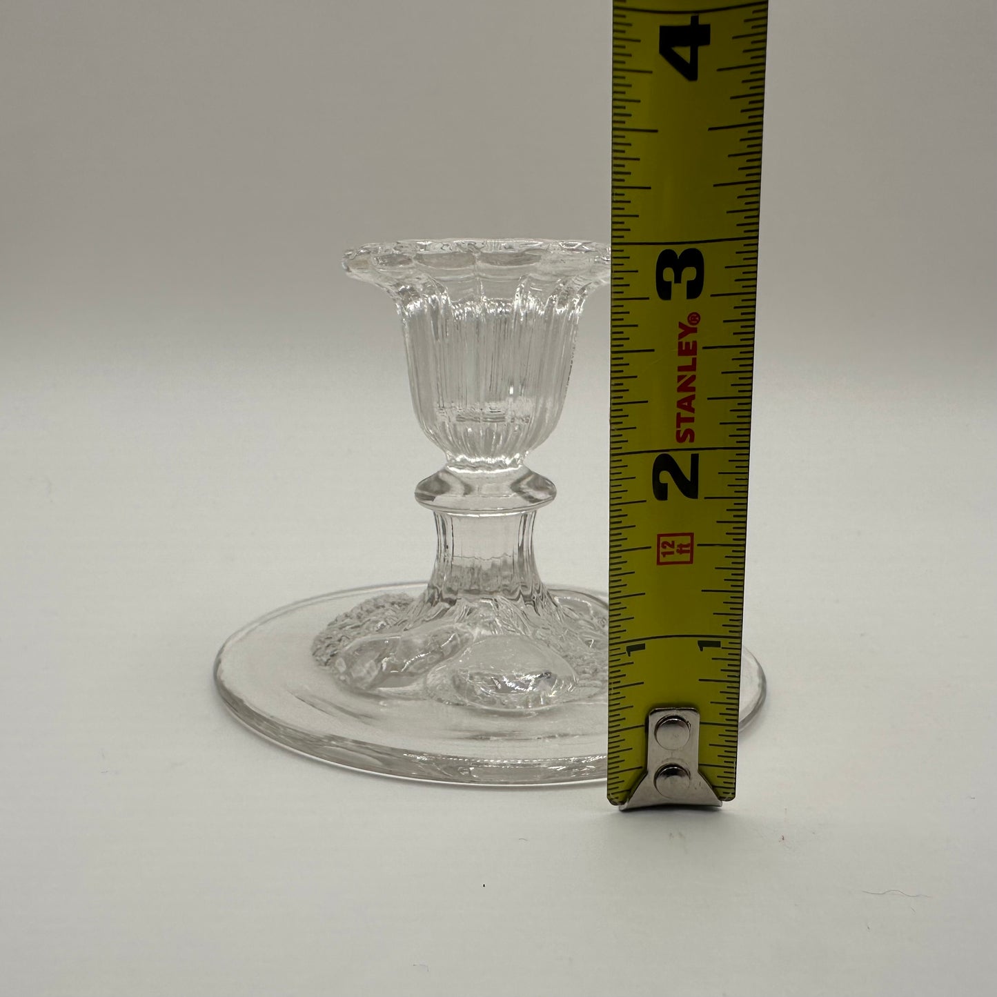 Westmoreland Della Robbia Clear Candlestick Holder