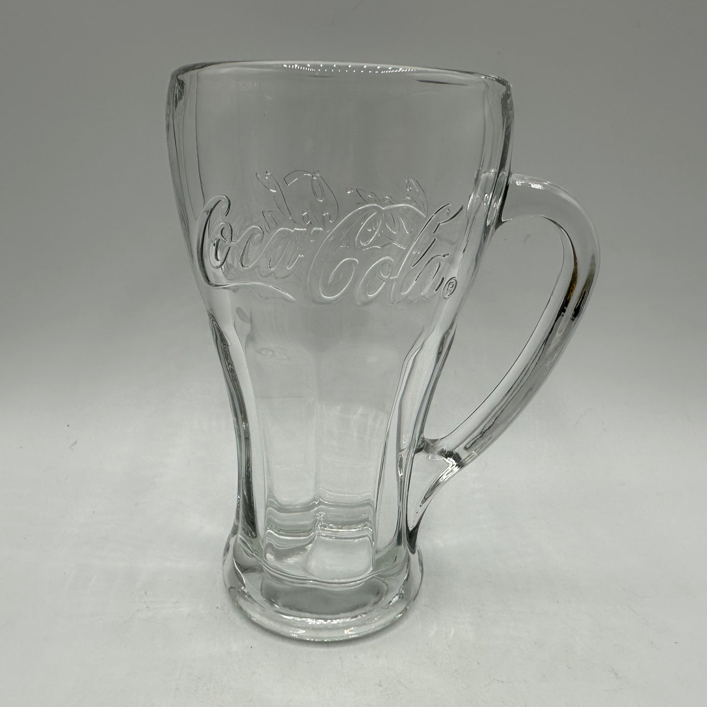 Coca-Cola Clear Glass Handled Glasses, 14oz, Set of 4