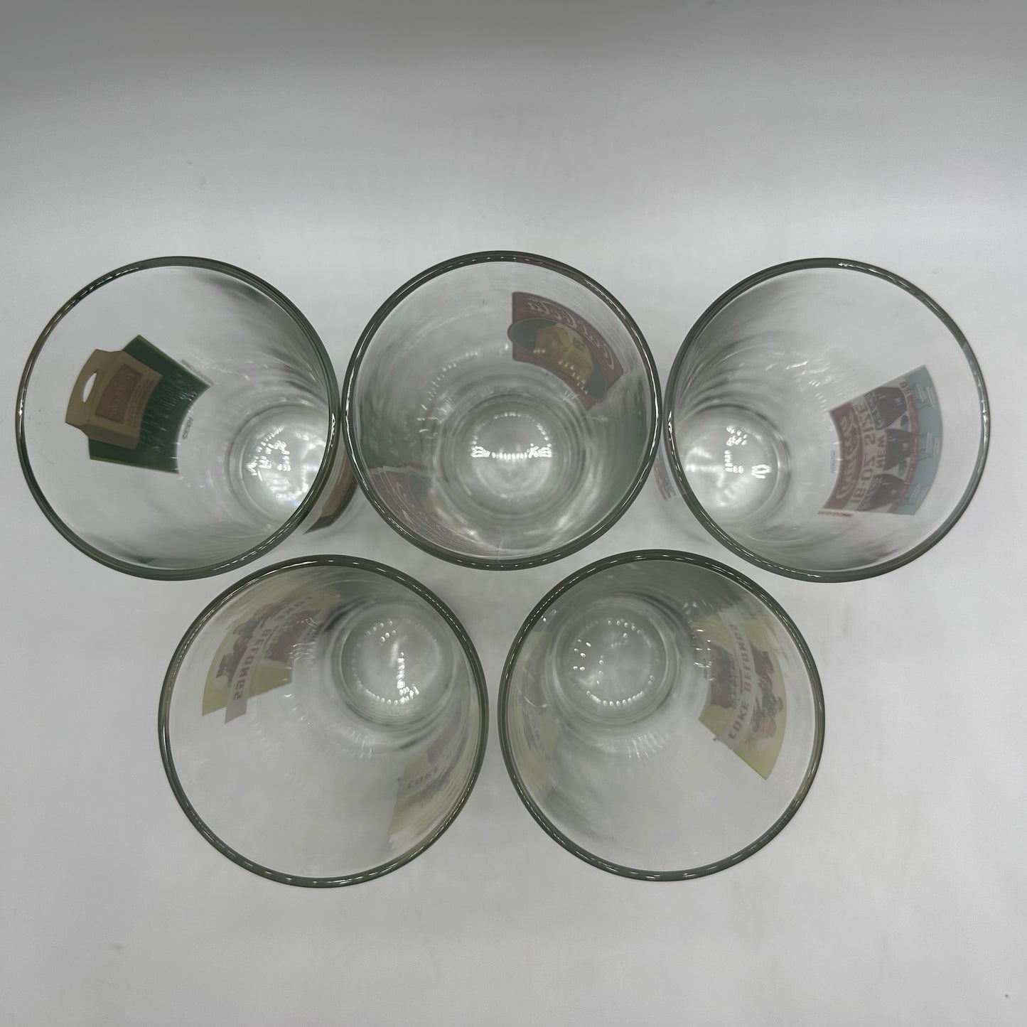 Coca Cola Logo 16oz Tumbler, Set of 5- 1924, 1947, 1955, 1932