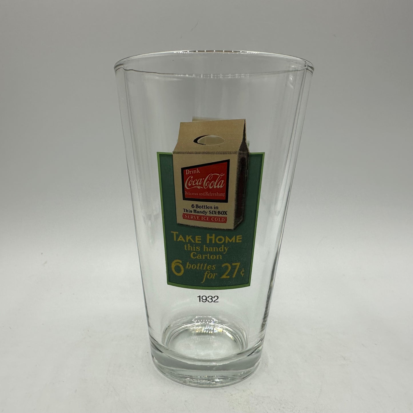 Coca Cola Logo 16oz Tumbler, Set of 5- 1924, 1947, 1955, 1932