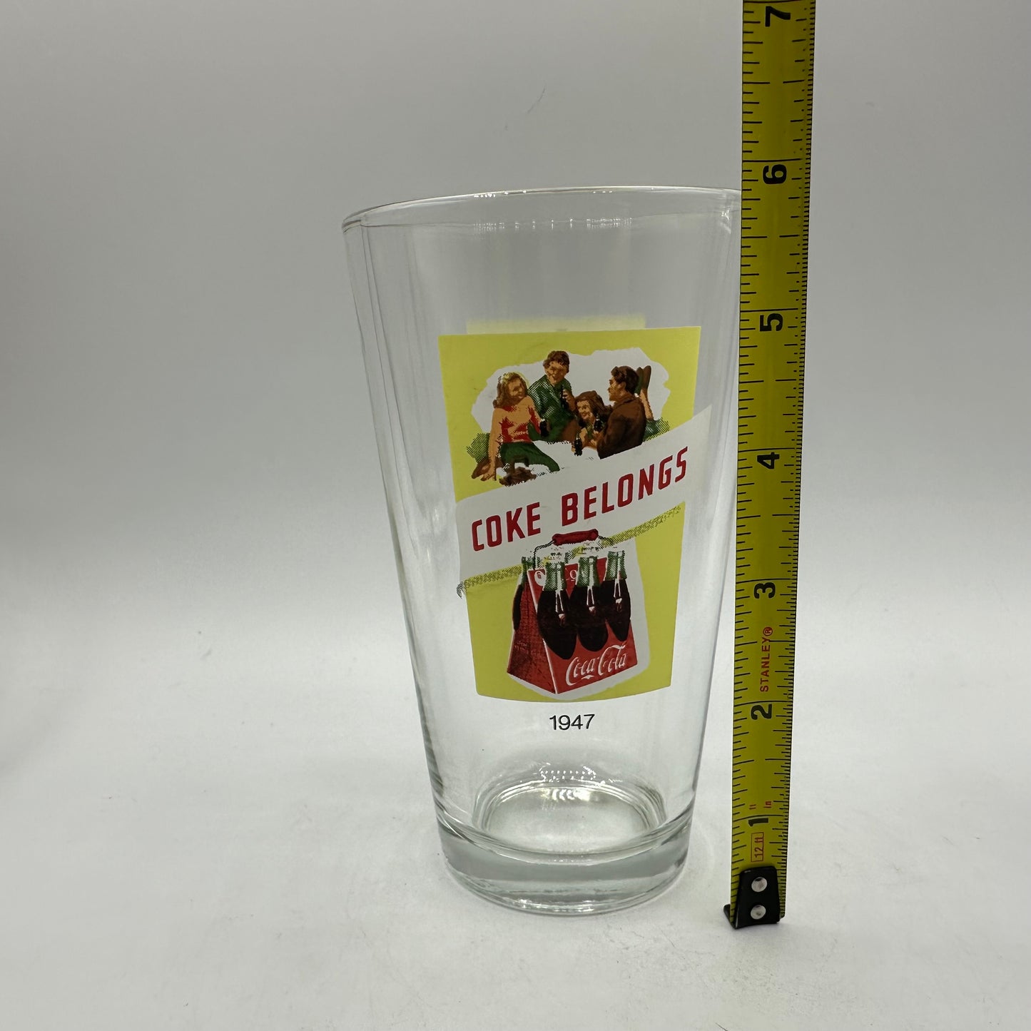 Coca Cola Logo 16oz Tumbler, Set of 5- 1924, 1947, 1955, 1932