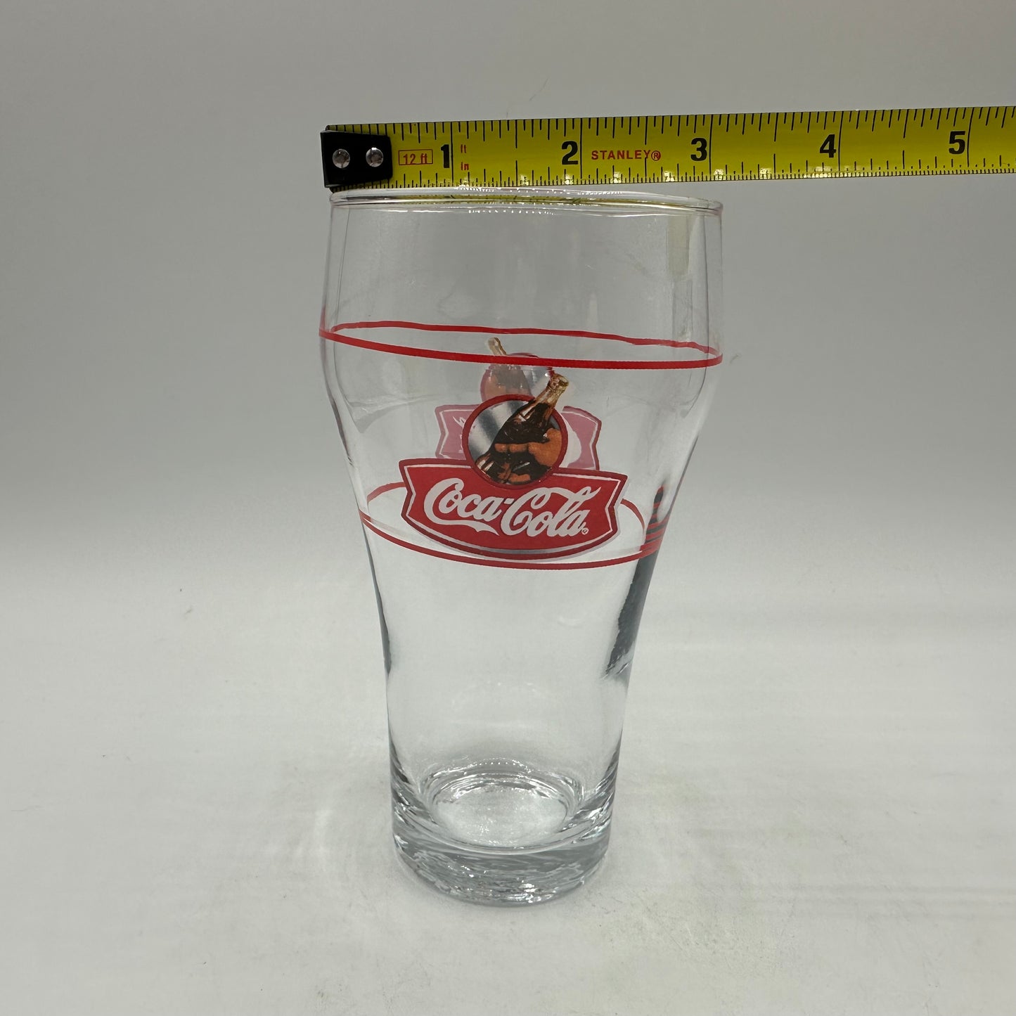 Coca Cola 16oz Glass Classic Bell Shape, Set of 3