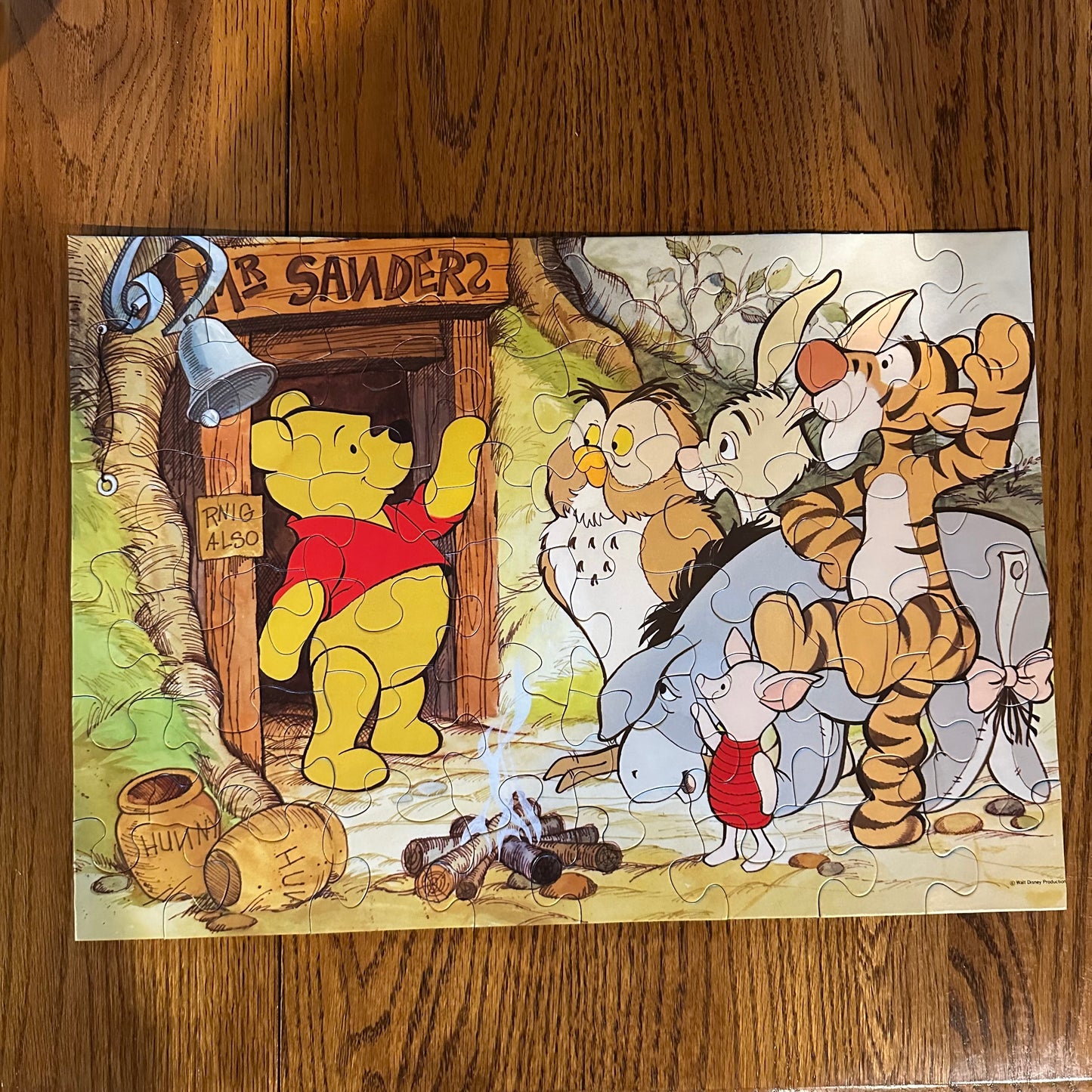 Walt Disney Winnie the Pooh and Friends 48 Piece Puzzle Mr. Saunders Cave