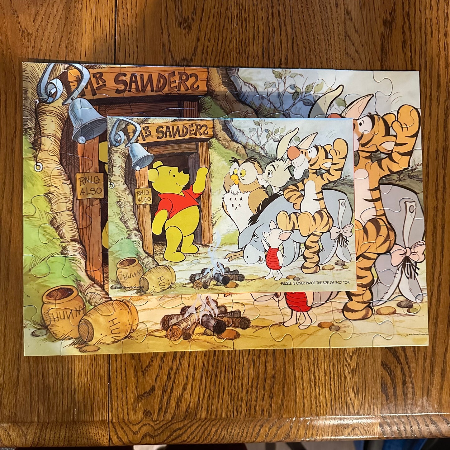 Walt Disney Winnie the Pooh and Friends 48 Piece Puzzle Mr. Saunders Cave