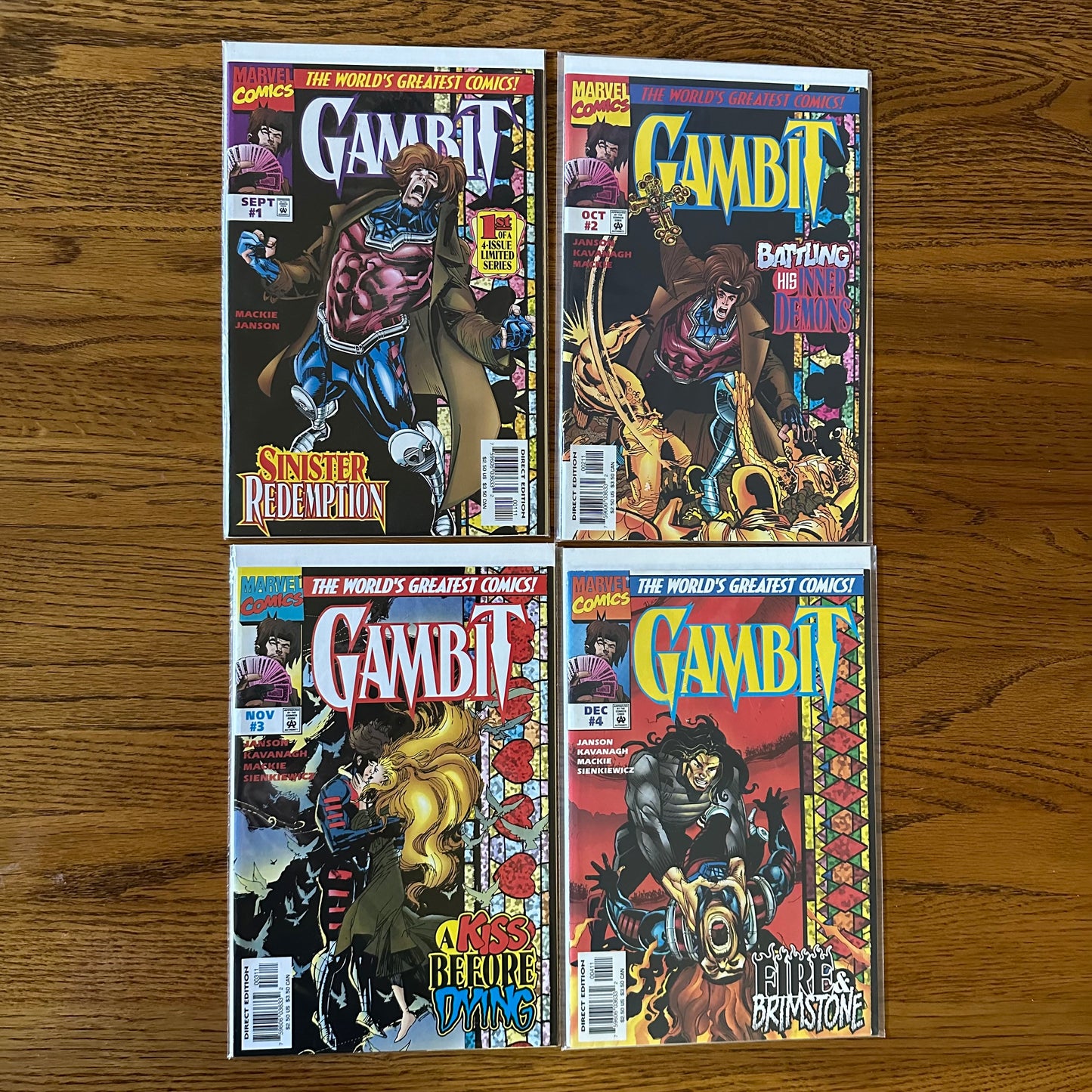 Marvel: Gambit volume 2 #1-4 Full Series