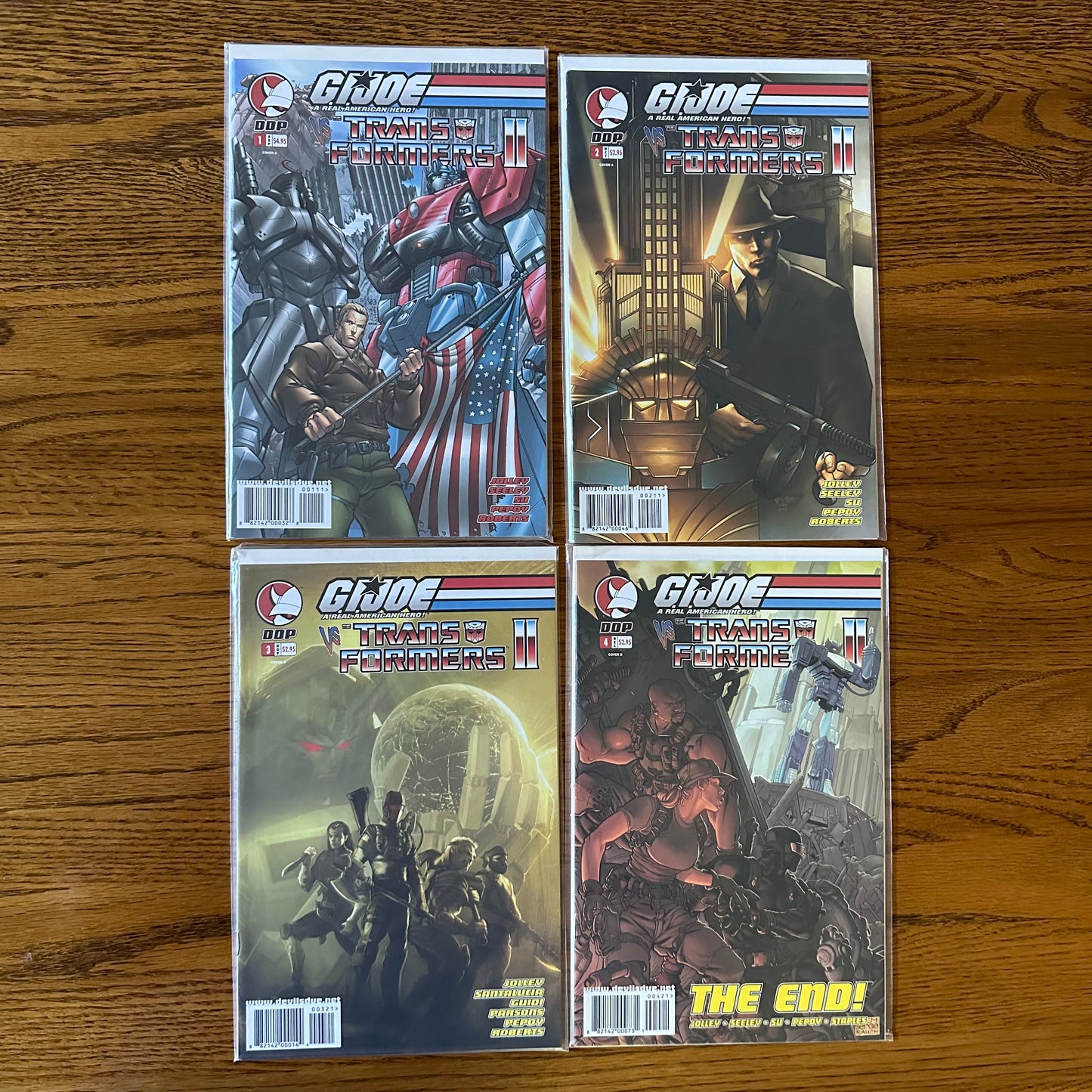 DDP: G.I. Joe vs The Transformers II #1-4 Full Series