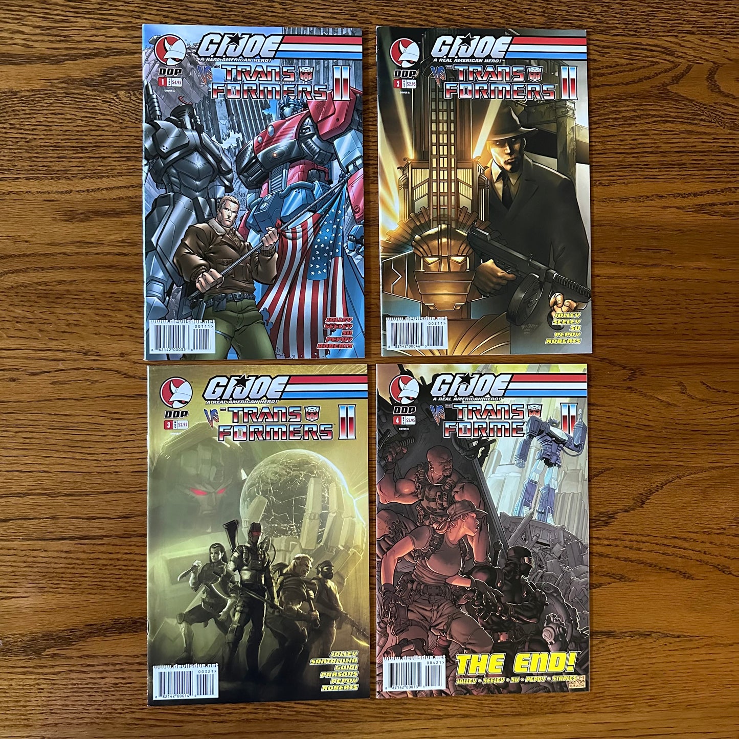 DDP: G.I. Joe vs The Transformers II #1-4 Full Series