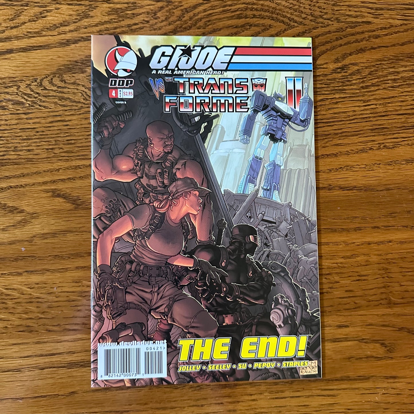 DDP: G.I. Joe vs The Transformers II #1-4 Full Series