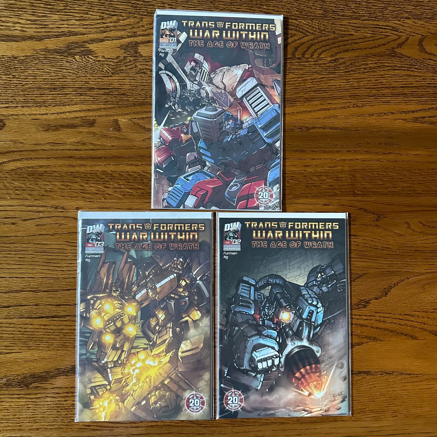 DW: Transformers: War Within: The Age of Wrath #1-3 Full Series