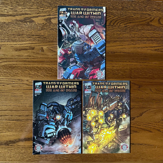 DW: Transformers: War Within: The Age of Wrath #1-3 Full Series