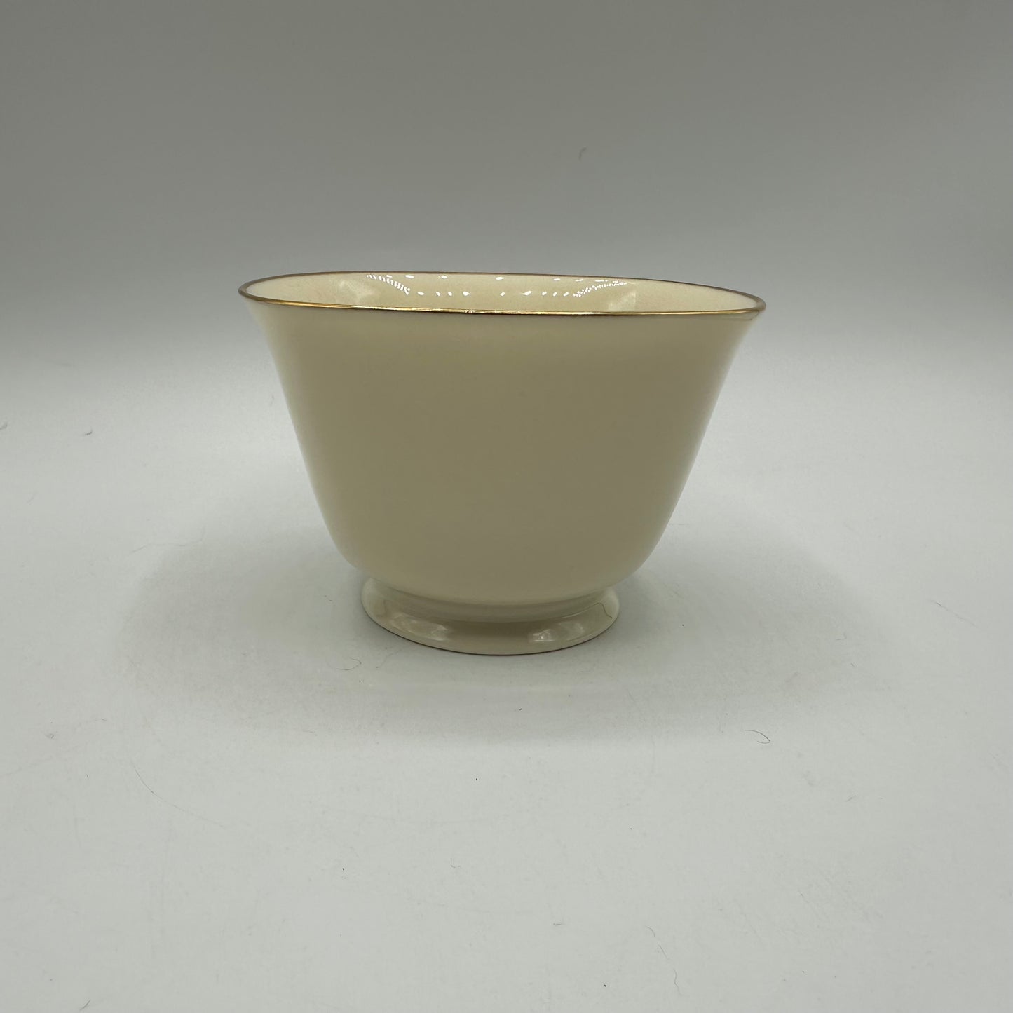 Lenox Special Ivory Square Bowl with Gold Trim
