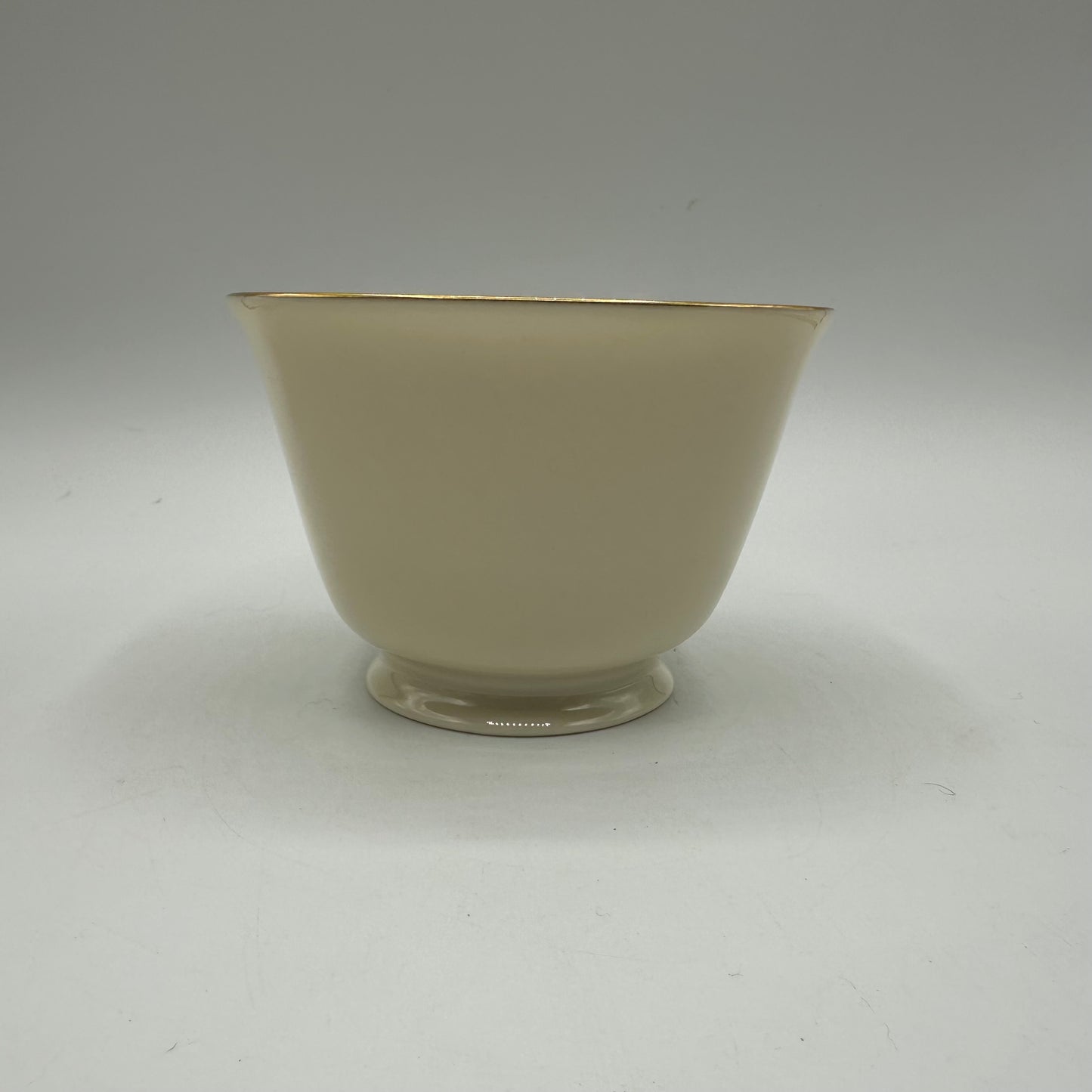 Lenox Special Ivory Square Bowl with Gold Trim