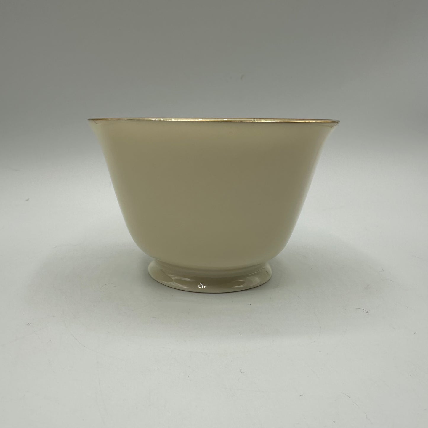 Lenox Special Ivory Square Bowl with Gold Trim