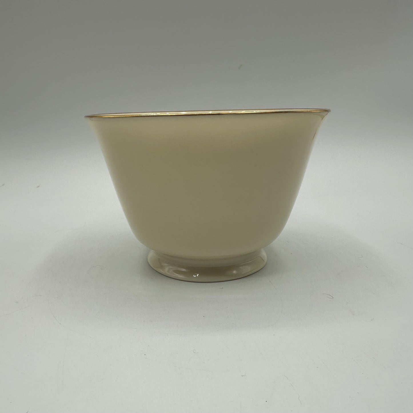 Lenox Special Ivory Square Bowl with Gold Trim