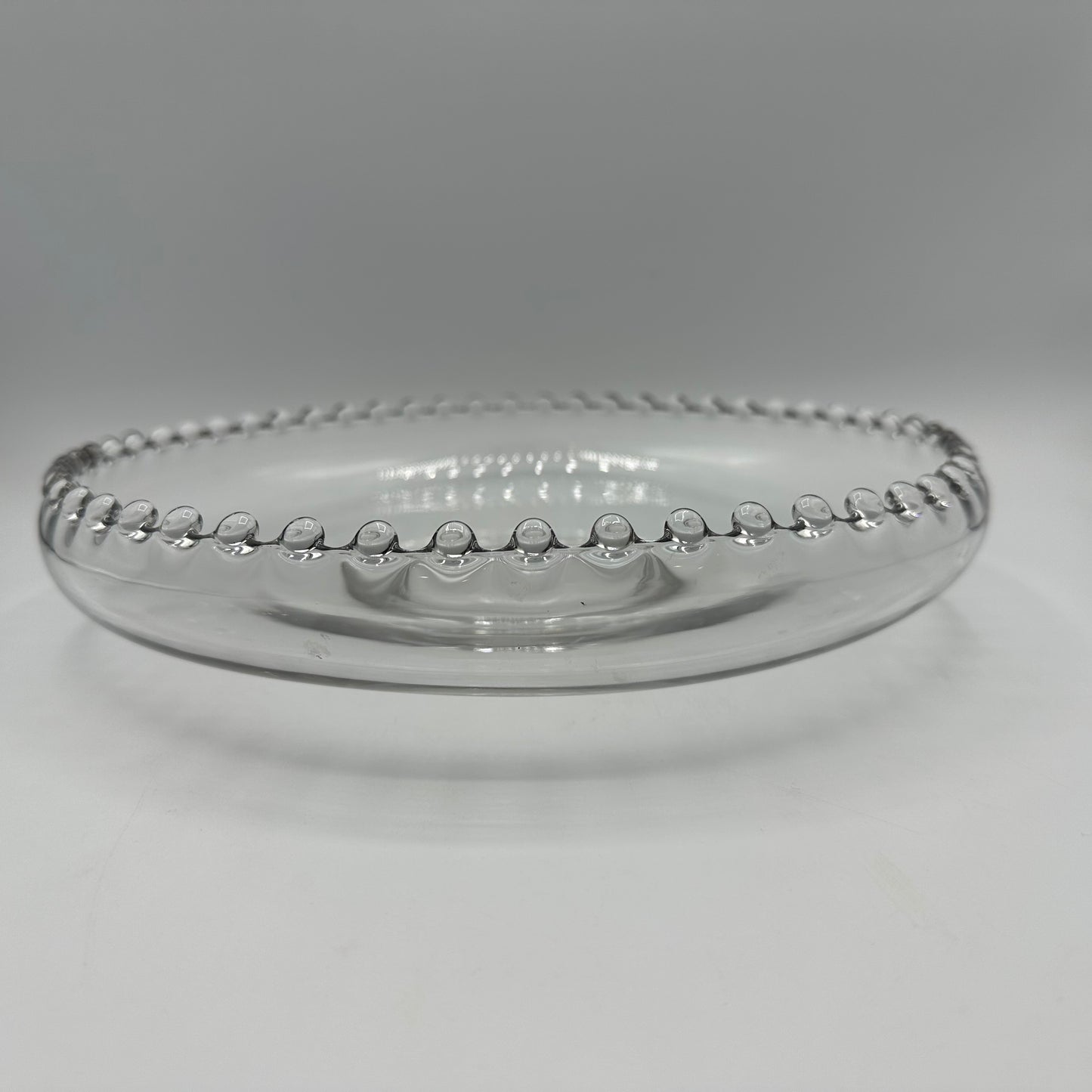 Imperial Candlewick Float Bowl 11" With a Candlewick Handled Bowl