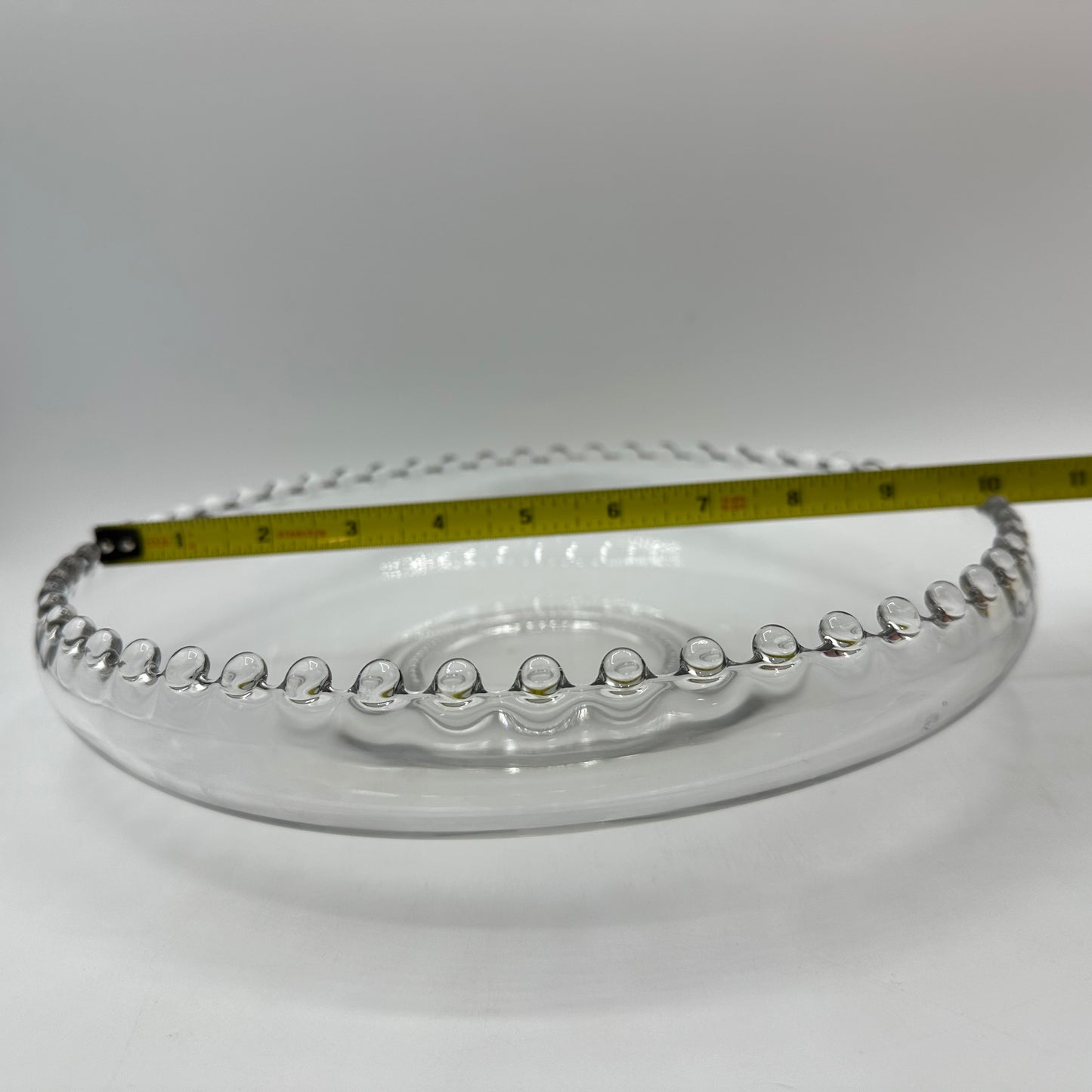 Imperial Candlewick Float Bowl 11" With a Candlewick Handled Bowl