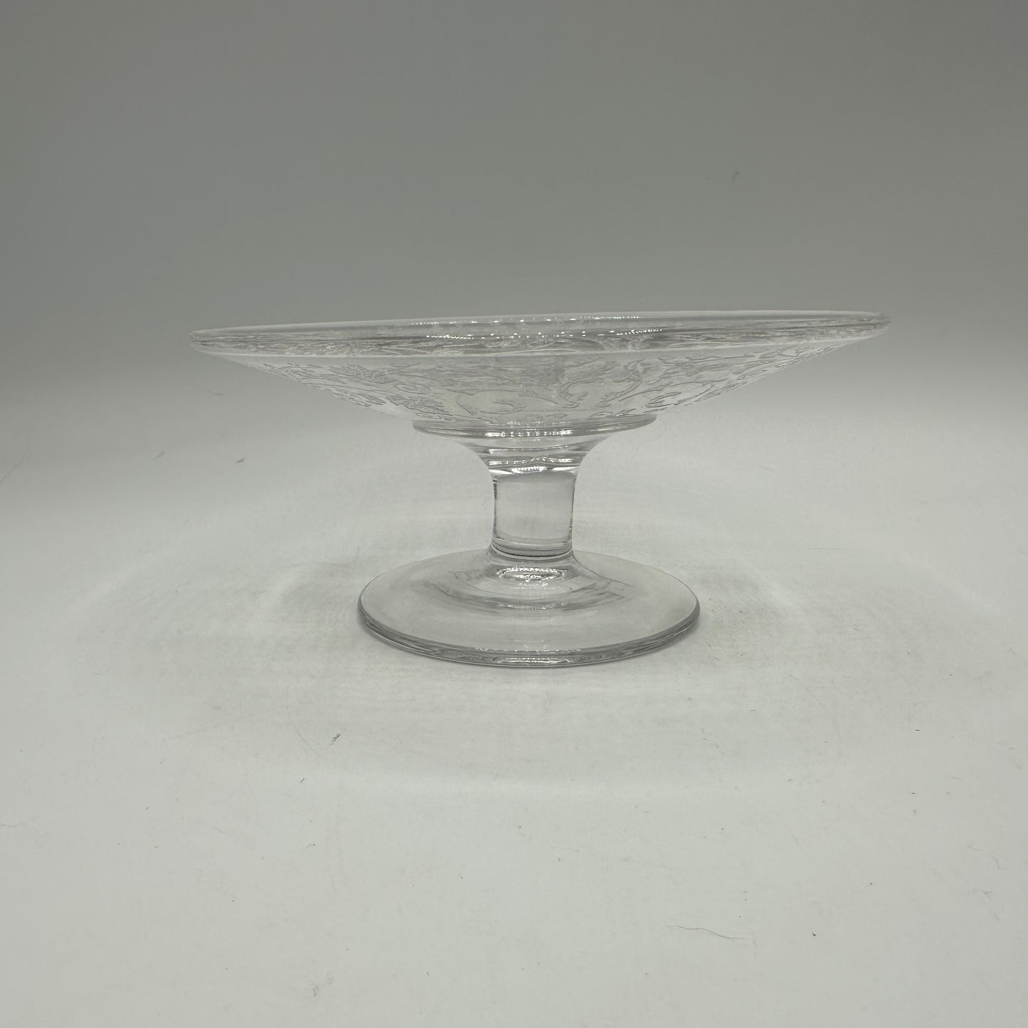 New Martinsville Florentine Matching Compote & Platter