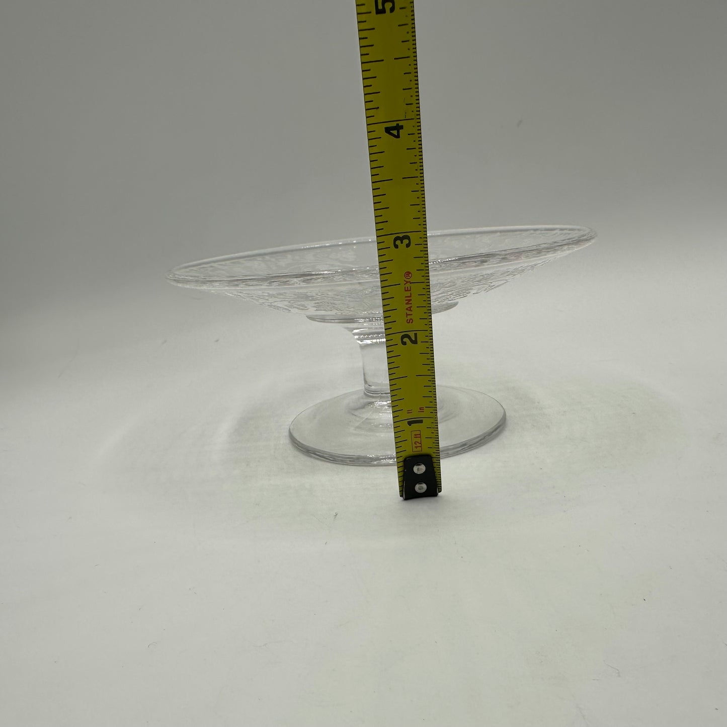 New Martinsville Florentine Matching Compote & Platter