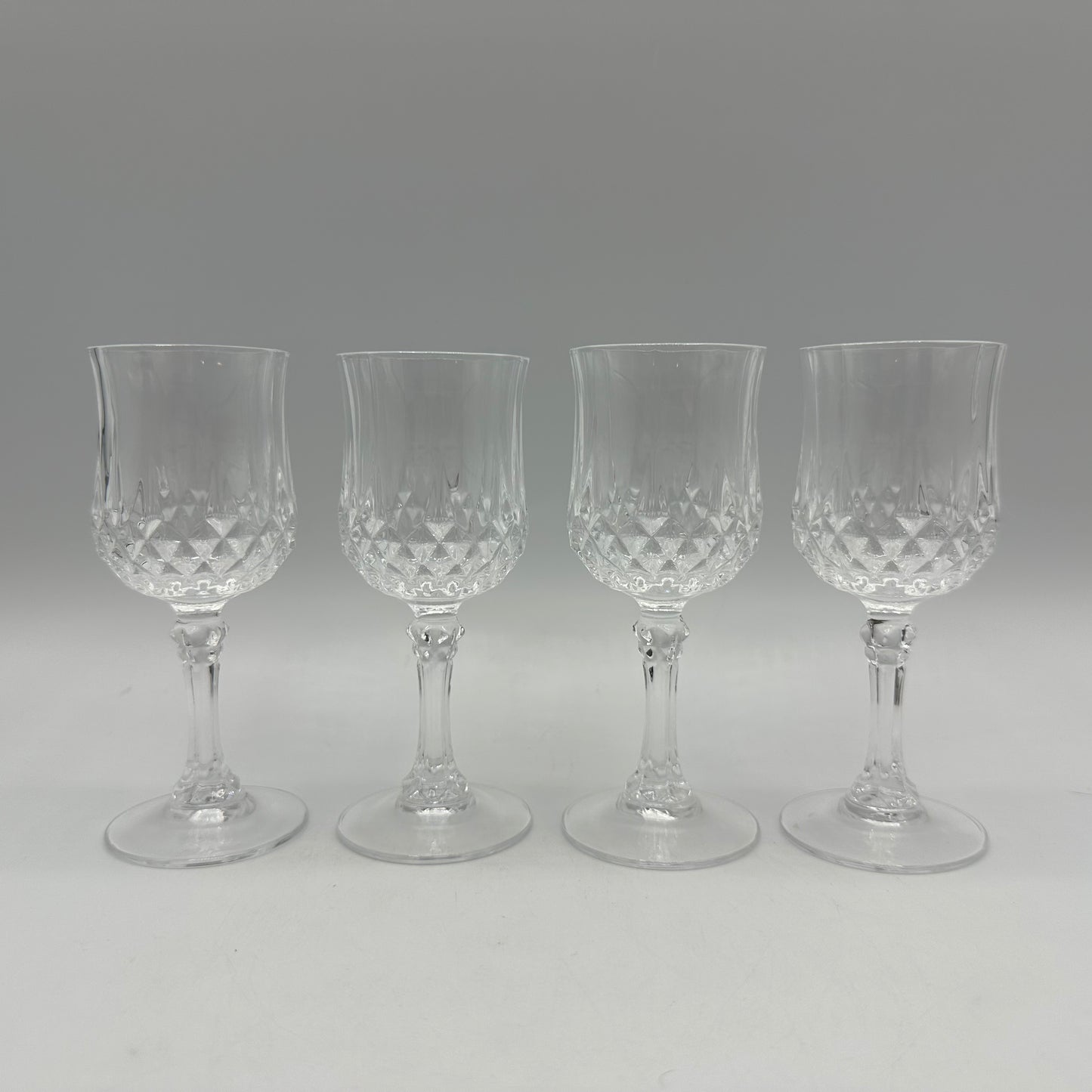 Longchamp 2 oz. Cristal D'Arques Cordial Lead Crystal France, Set of 4