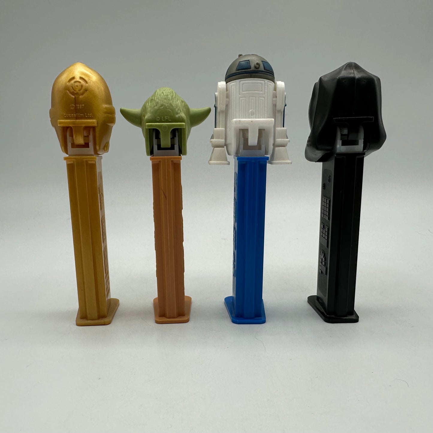 Star Wars C-3PO, Yoda, R2D2 & Darth Maul Pez Dispenser Lot