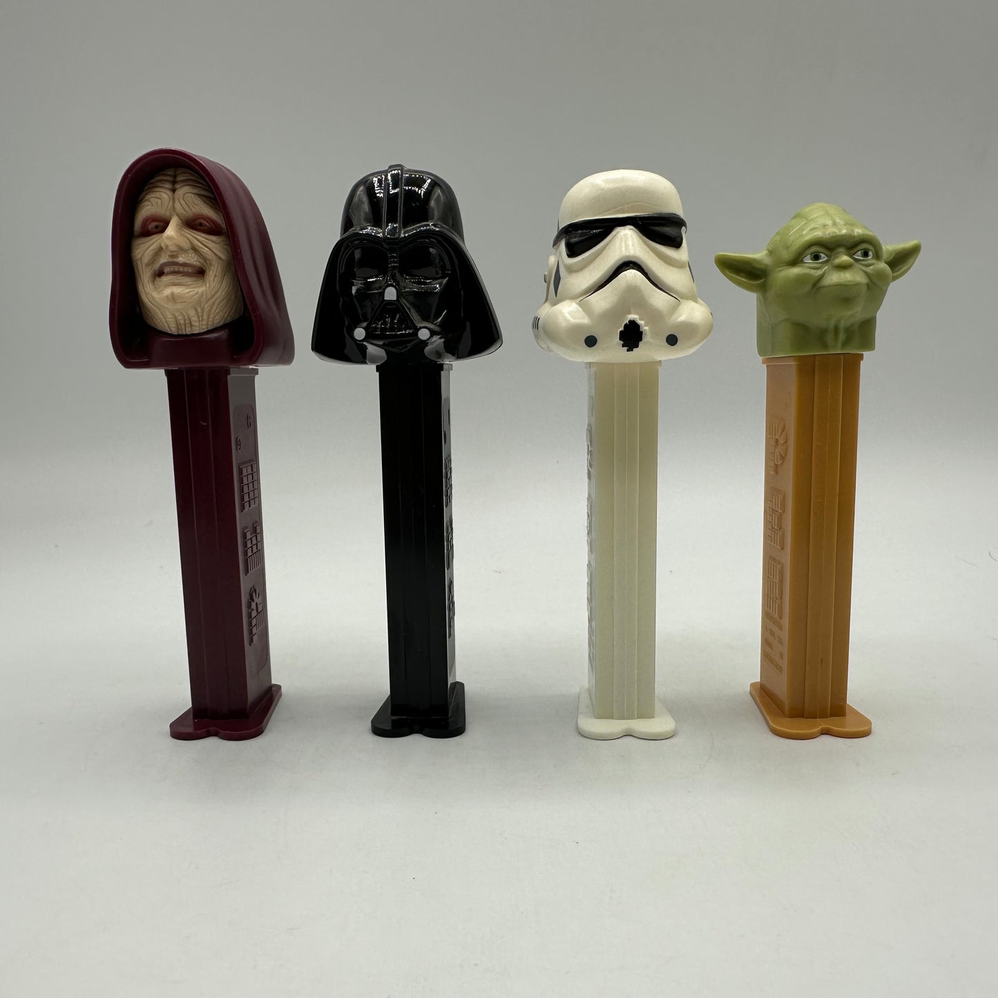Star Wars Darth Vader, Stormtrooper, Emp. Palpatine & Yoda Pez Dispenser Lot