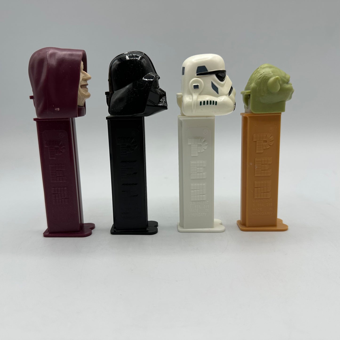 Star Wars Darth Vader, Stormtrooper, Emp. Palpatine & Yoda Pez Dispenser Lot
